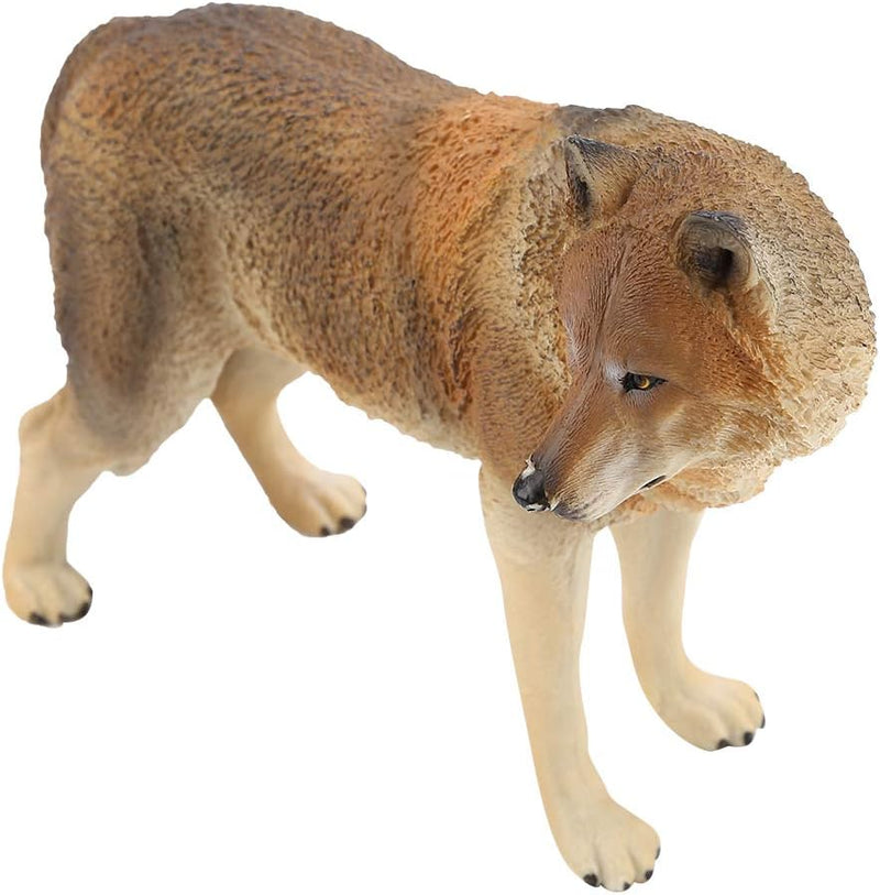 Wolf Figur, Miniatur Solid Plastic Simulation Wildlife Tiermodell Pädagogisches Spielzeug Dekorative