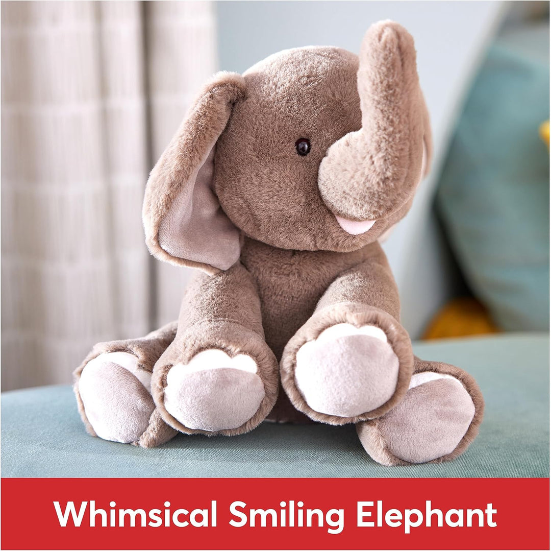 GUND Chai Elephant Plüsch, Premium-Stofftier ab 1 Jahren, Grau, 25,4 cm Elefant, 25,4 Cm, Elefant, 2