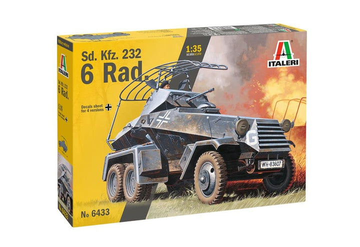 Italeri 6433S - Sd.Kfz.232 6 Rad, Mittel