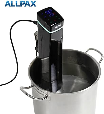 Allpax Sous Vide Garer SV3 - 1100 Watt - mit integrierter Umwälzpumpe für dauerhaft gleichmässige Te