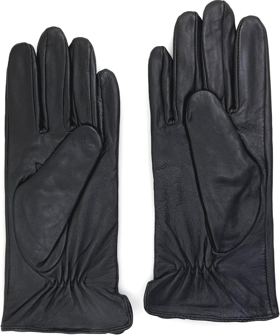 Damen Leder Handschuhe echtes Lammleder und mit Kaschmir Wolle gefütterte warme Winter Handschuhe La