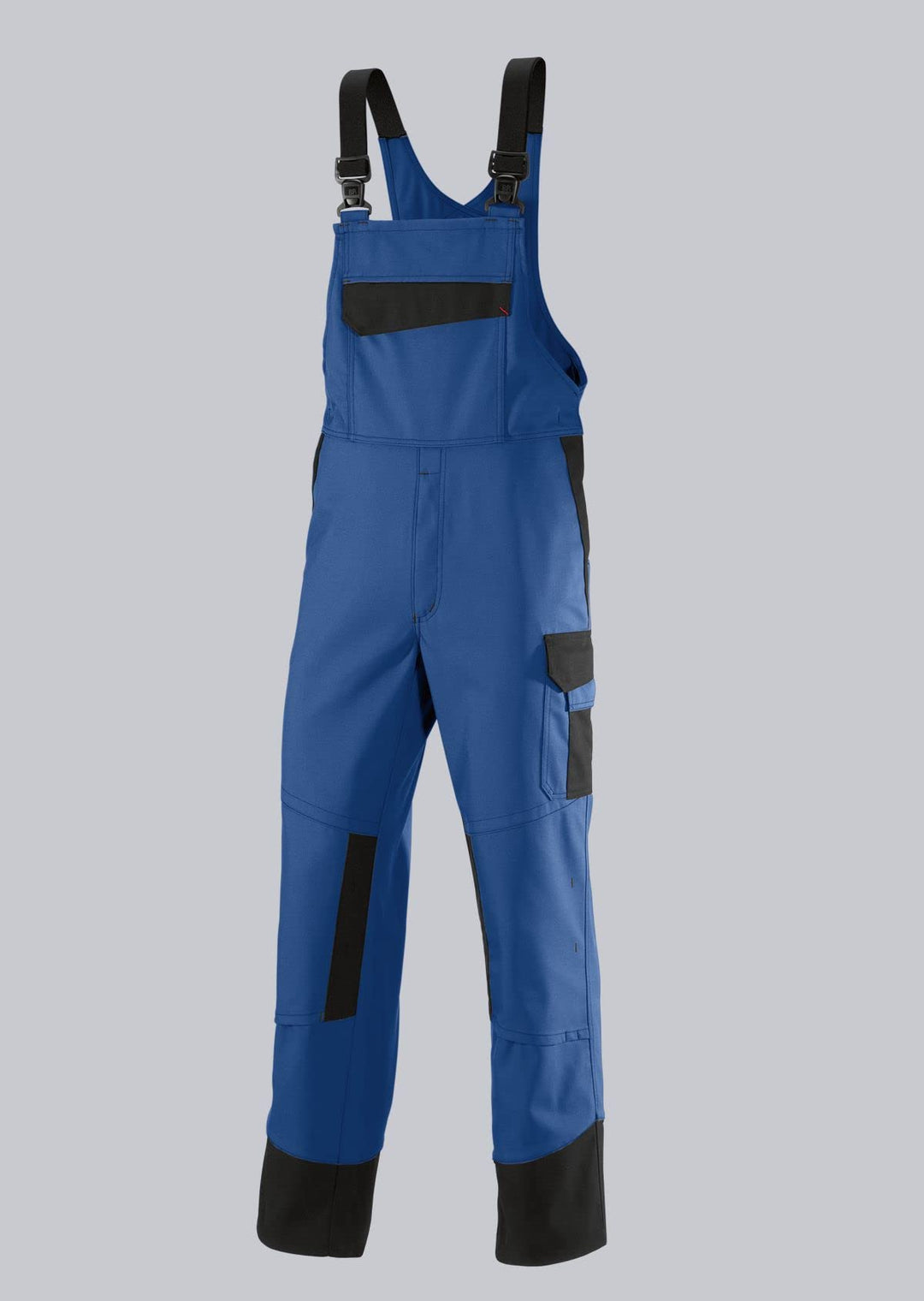 BP 2401-820-1332-52s Latzhose, Stretch-Hosenträger mit Clipbefestigungen, 320,00 g/m², königsblau/sc