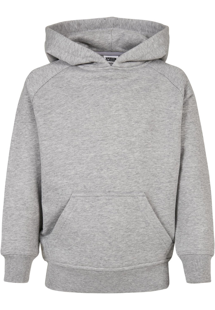 Urban Classics Herren Boys Blank Hoody 110-116 Grau, 110-116 Grau