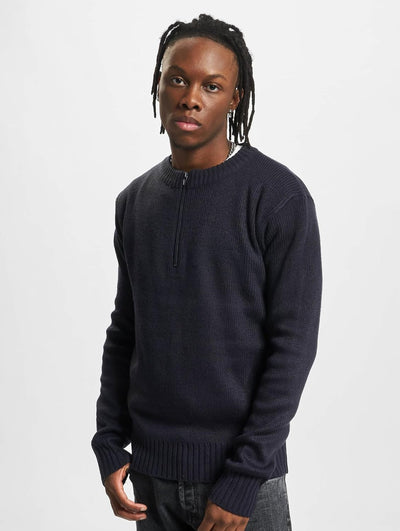 Brandit Army Pullover, Verschiedene Farbvarianten, Grössen S bis 5XL, S Navy Blau