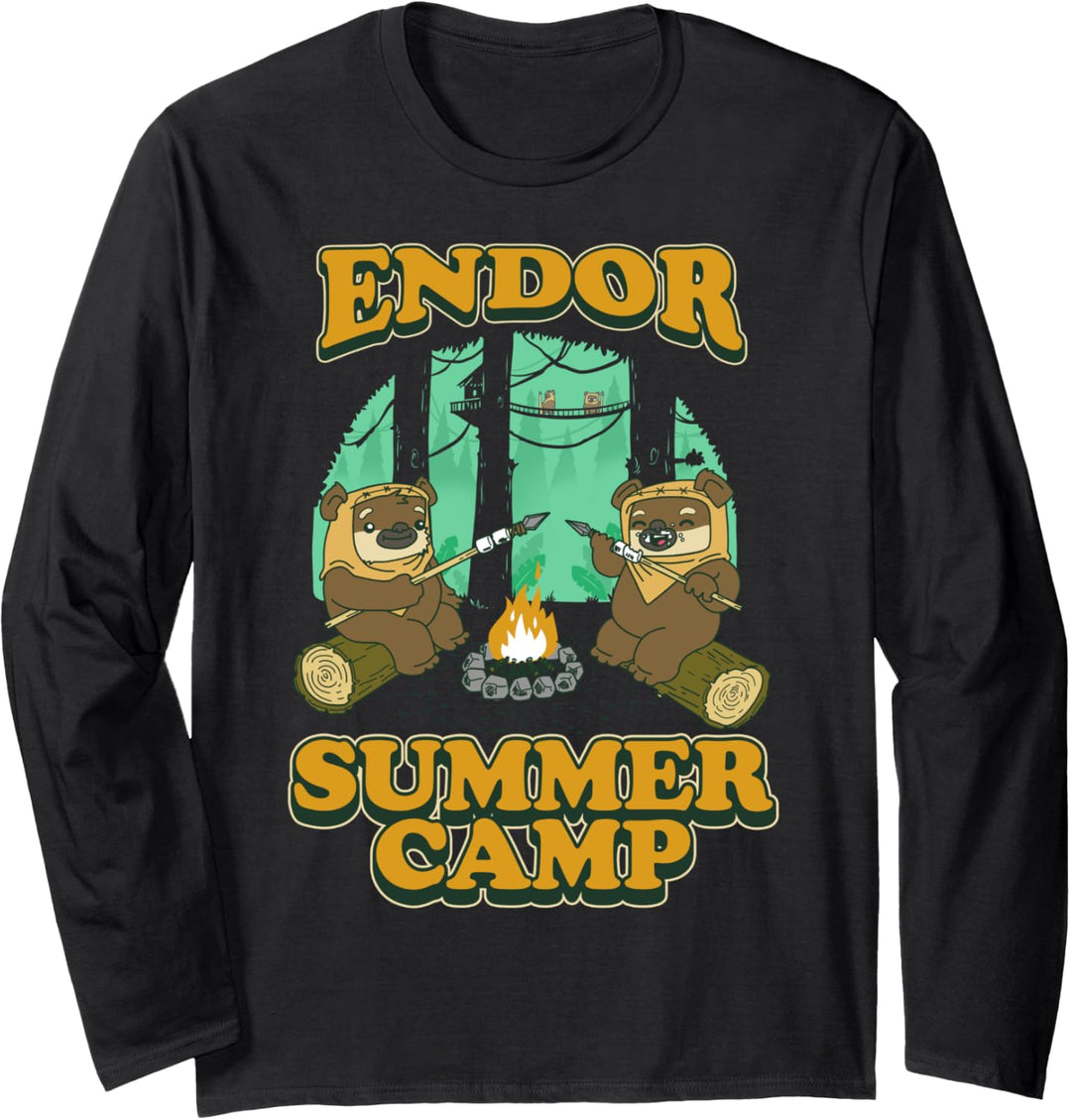 Star Wars Endor Summer Camp Langarmshirt