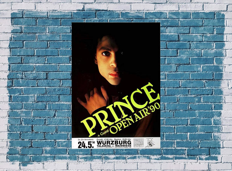 Prince - Graffiti Bridge, Würzburg 1990 » Konzertplakat/Premium Poster | Live Konzert Veranstaltung