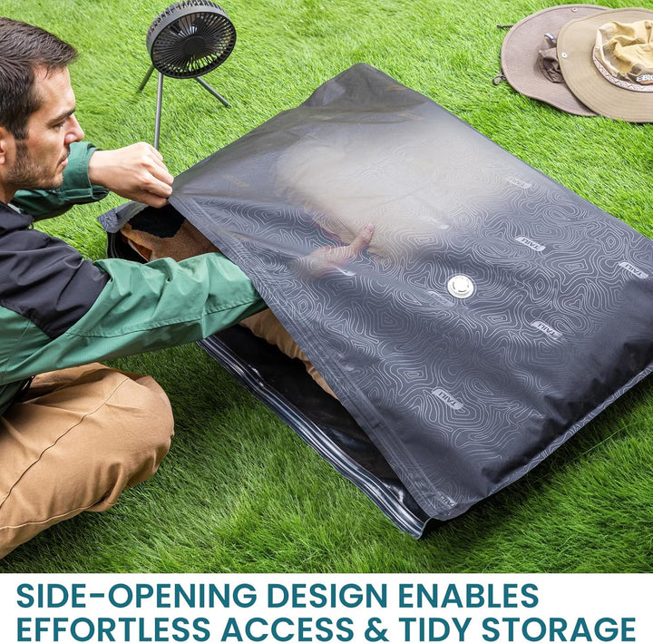 TAILI Vakuumbeutel für Outdoor Reisen 5 Stück Extra Grosse 100 X 74 CM Vakuumierbeutel für für Reise