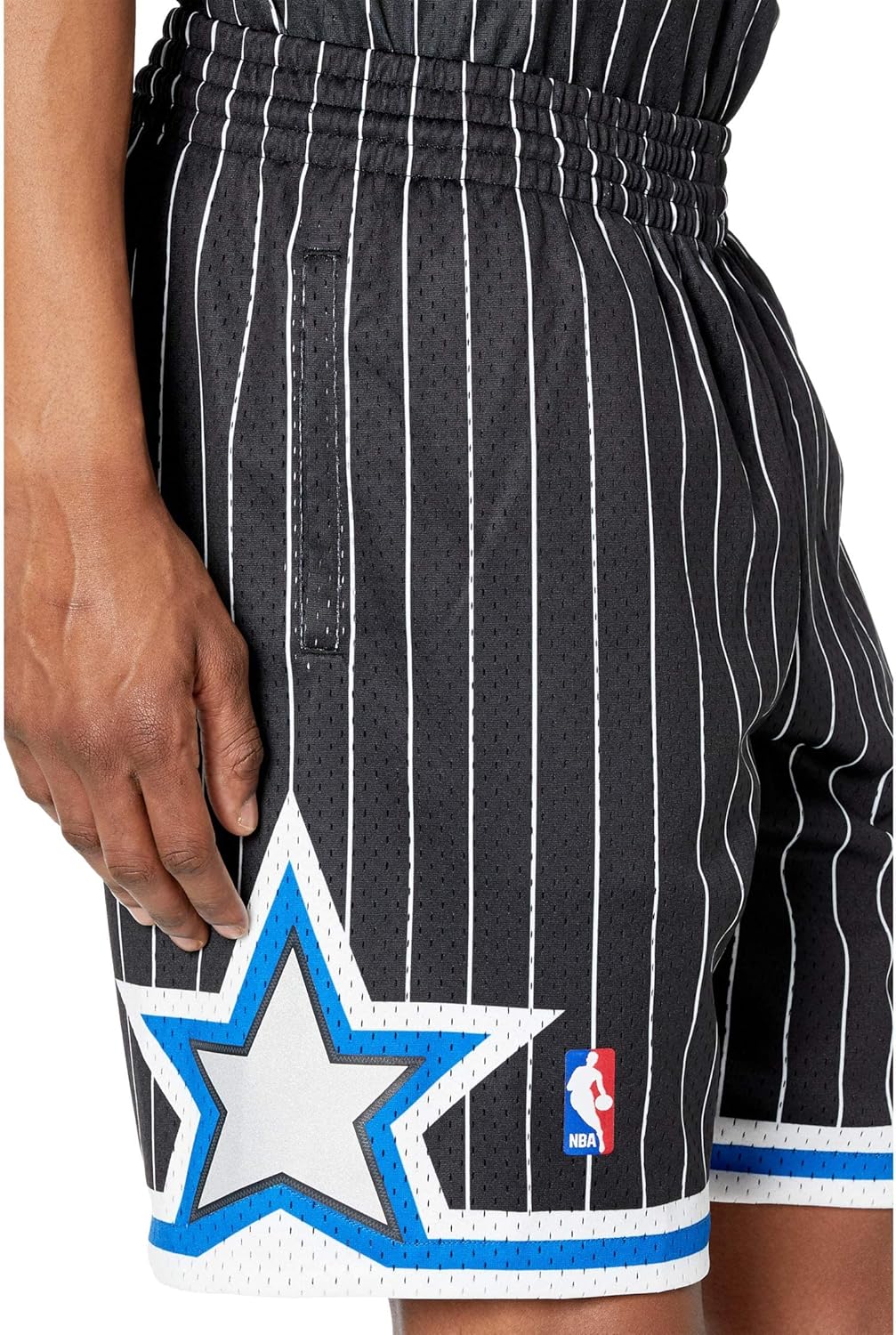 Mitchell & Ness Swingman Shorts 2.0 - O. Magic, Black L Schwarz, L Schwarz