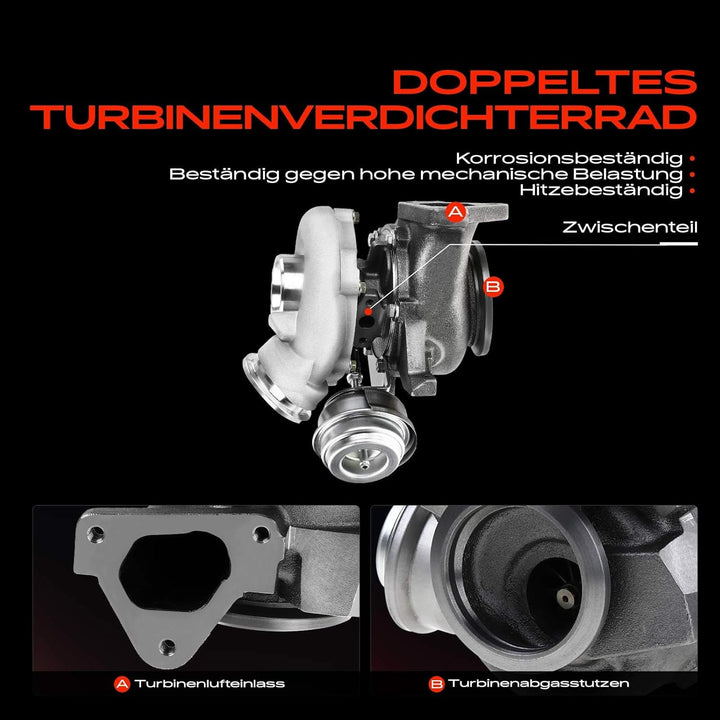 Frankberg Turbolader Kompatibel mit Sprinter 2-T B901 B902 2000-2006 Sprinter 3-T B903 2000-2006 Spr