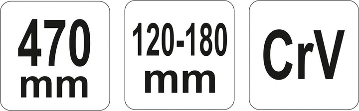 Yato, 120-180mm, 120-180mm