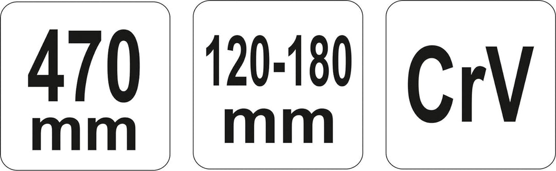 Yato, 120-180mm, 120-180mm