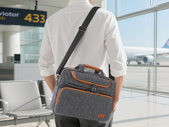 DOMISO Wasserdichter Laptop Schutztasche mit Schultergurt für Ultrabook /Chromebook /Netbook /Samsun