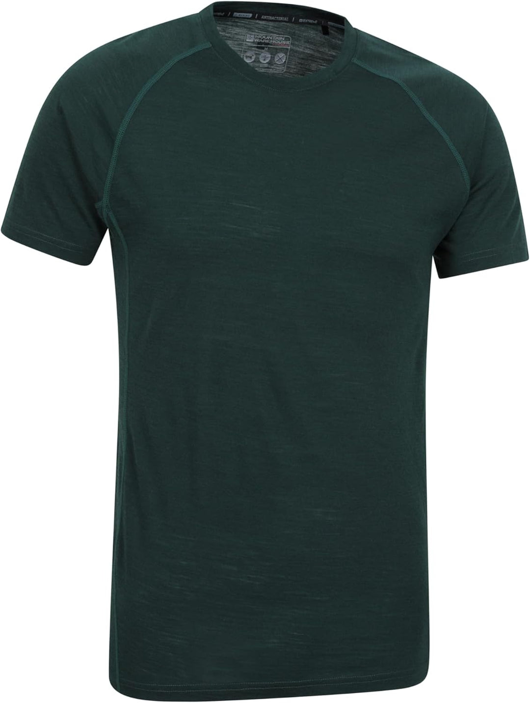 Mountain Warehouse Summit Merino Herren T-Shirt Unterhemd Thermounterwäsche Funktionsunterwäsche Ski
