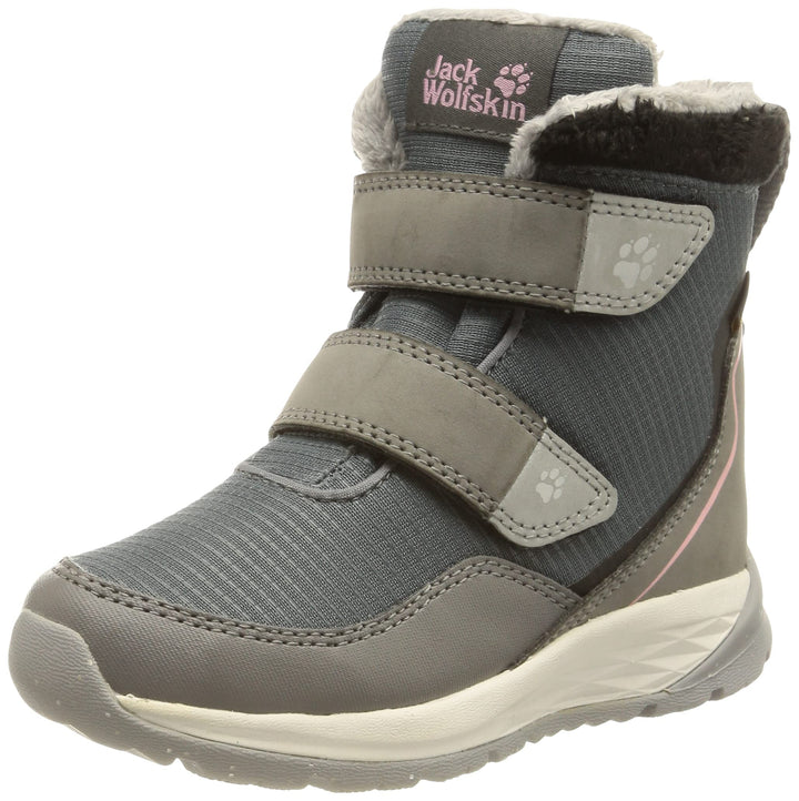 Jack Wolfskin Unisex Polar Bear Texapore Mid Vc K Winterstiefel 27 EU Pebble Grey Off White, 27 EU P
