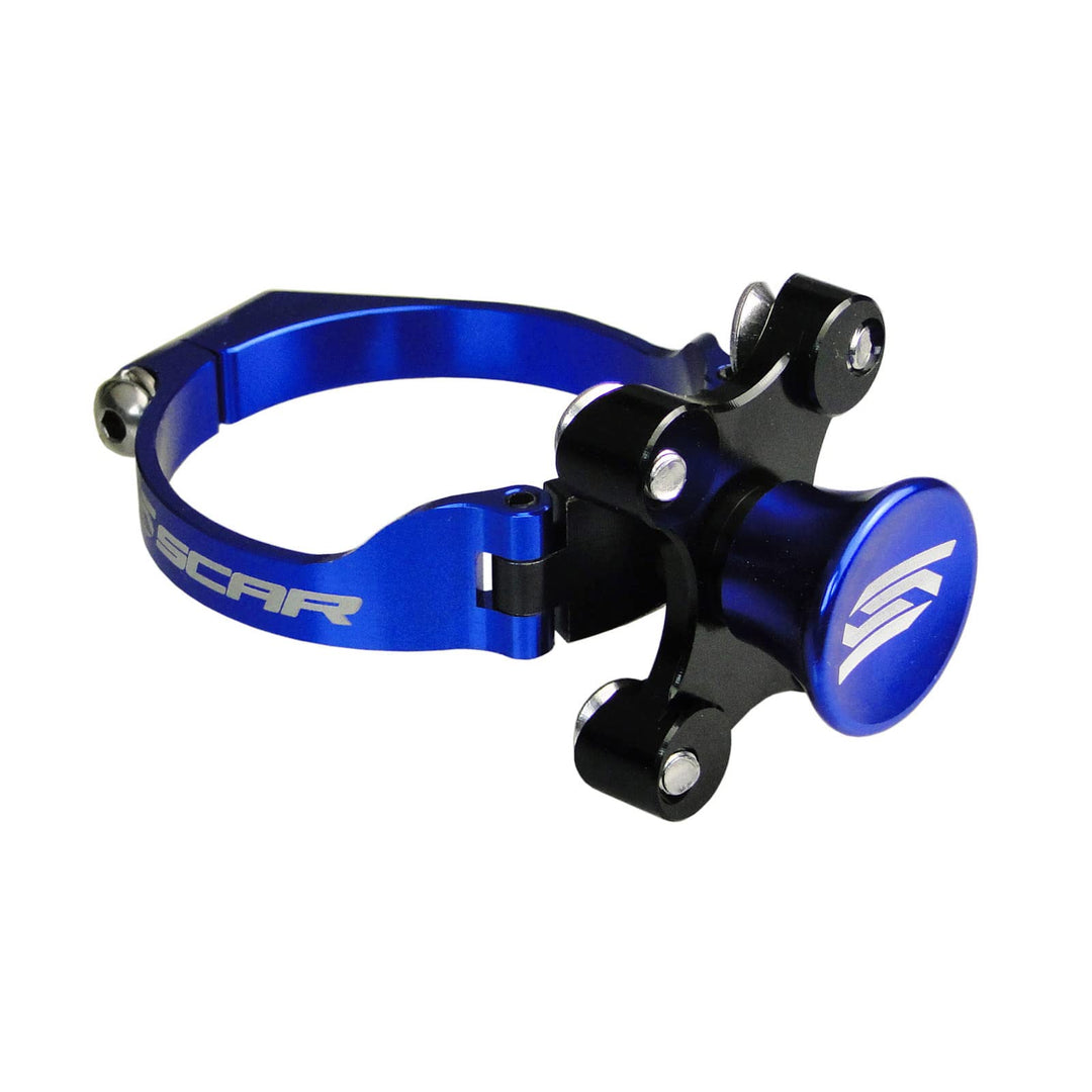Starterset Holeshot Lock Gabel CR CRF CRFR CRFRX 250 450 SCAR - Blau, Blau