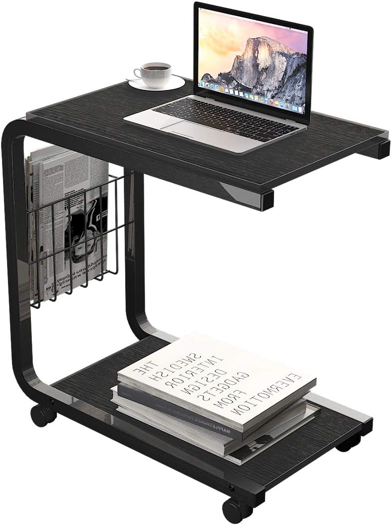 sogesfurniture Kleiner Beistelltisch Sofatisch Nachttisch Kaffeetisch, mobiler Laptoptisch Notebookt