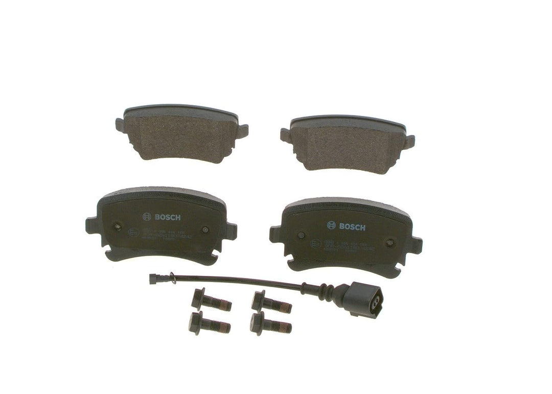 Bosch BP1018 Bremsbeläge - Hinterachse - ECE-R90 Zertifizierung - vier Bremsbeläge pro Set