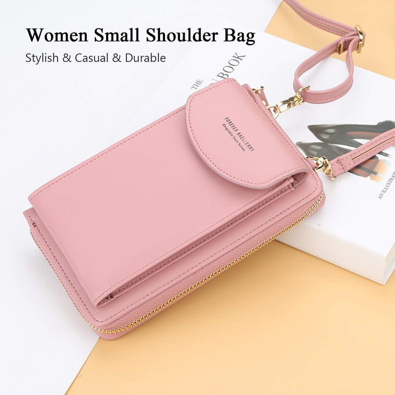 FANDARE Umhängetasche Damen Schultertaschen Geldbörse Leichte Handy-Brieftasche Crossbody Bag für Mä