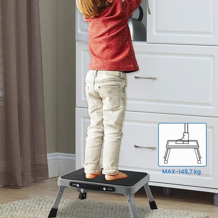 TreeLen Tritthocker, Schwarz, 17,8 cm 17,8 cm Schwarz, 17,8 cm Schwarz