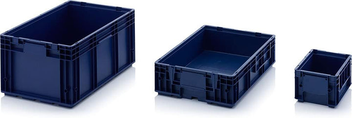 Auer Packaging 4x R-KLT Behälter 60 x 40 x 28 * Kleinladungsträger blau 60x40x28 Eurobehälter Indust