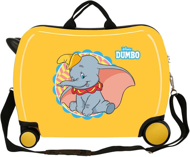 Disney Dumbo Kinderkoffer Ocker 50 x 39 x 20 cm starr ABS-Kombinationsverschluss seitlich 78 l 1,8 k