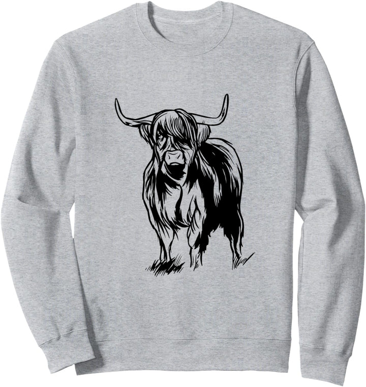 Schottisches Hochlandrind I Highland Rind Kuh Kühe Sweatshirt