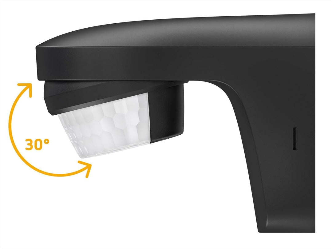 Theben theLuxa S150 BK Bewegungsmelder mit 150° Erfassungswinkel für den Aussenbereich, schwarz (101