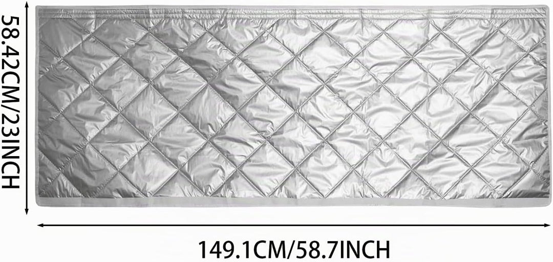 Schlauchabdeckung Tragbare Klimaanlage Gesteppte Klimaanlage-Schlauch-Isolierhülle 147x58 Cm 2 Verst