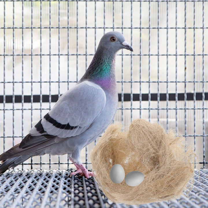 1Packung Vogelnest Natürliches Vogelnest-Material aus Jute und Seide für Nestbau und Verstecke Geeig