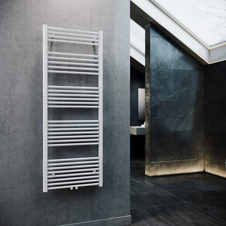 ELEGANT Heizkörper Bad 1600x600 mm Weiss Badheizkörper Mittelanschluss Handtuchwärmer Handtuchtrockn