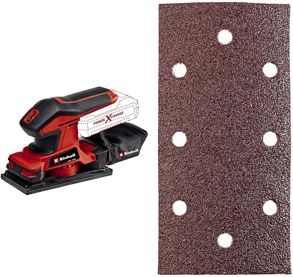 Einhell Akku-Schwingschleifer TC-OS 18/187 Li-Solo Power X-Change (18V, Li-Ion, 187x97 mm Schleifflä