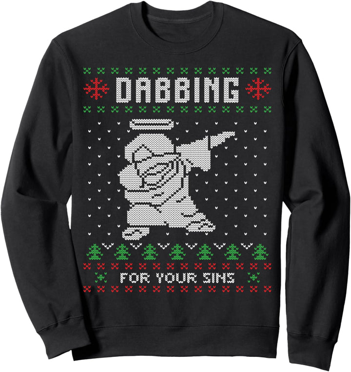 Dabbing Jesus Ugly Christmas Sweater Ugly Jesus Xmas Sweatshirt
