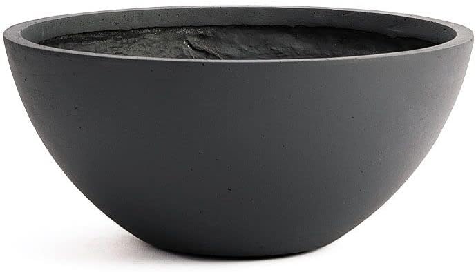 Pflanzwerk® Pflanzkübel Pflanzschale Bowl Ø 28cm Anthrazit *Frostbeständige Blumenschale* *Premiumqu