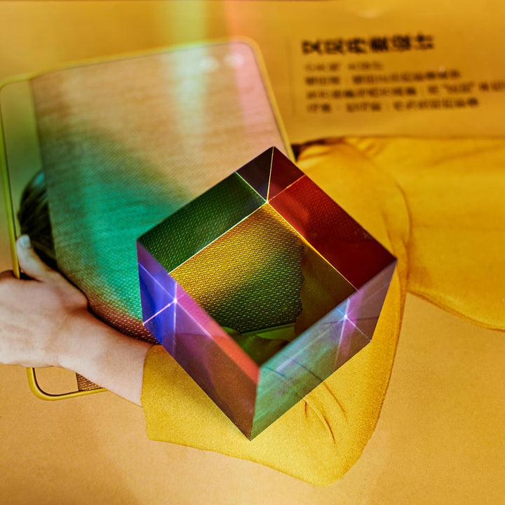 ZhuoChiMall CMY Mischender Farbwürfel, 70 mm, CMYcube für Zuhause oder Büro, Physik, Bildung, Lernen