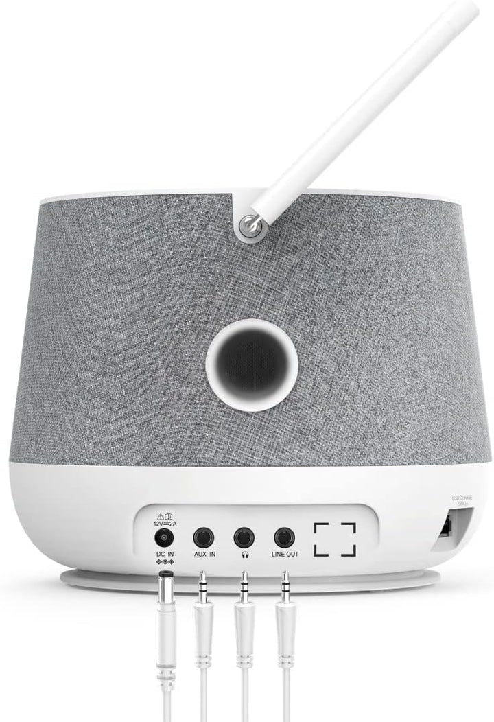 Hama DAB+ Digitalradio Internetradio (Smart Radio mit 2-Wege-Lautsprecher & Handy-Ladefunktion, WLAN