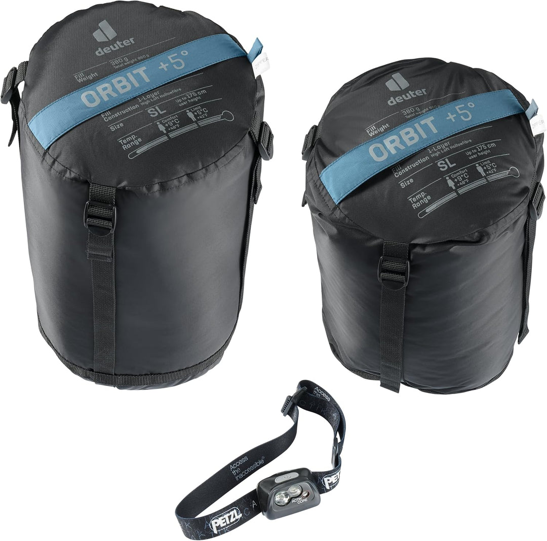 deuter Orbit +5° SL Damen Kunstfaserschlafsack atlantic-sage, atlantic-sage