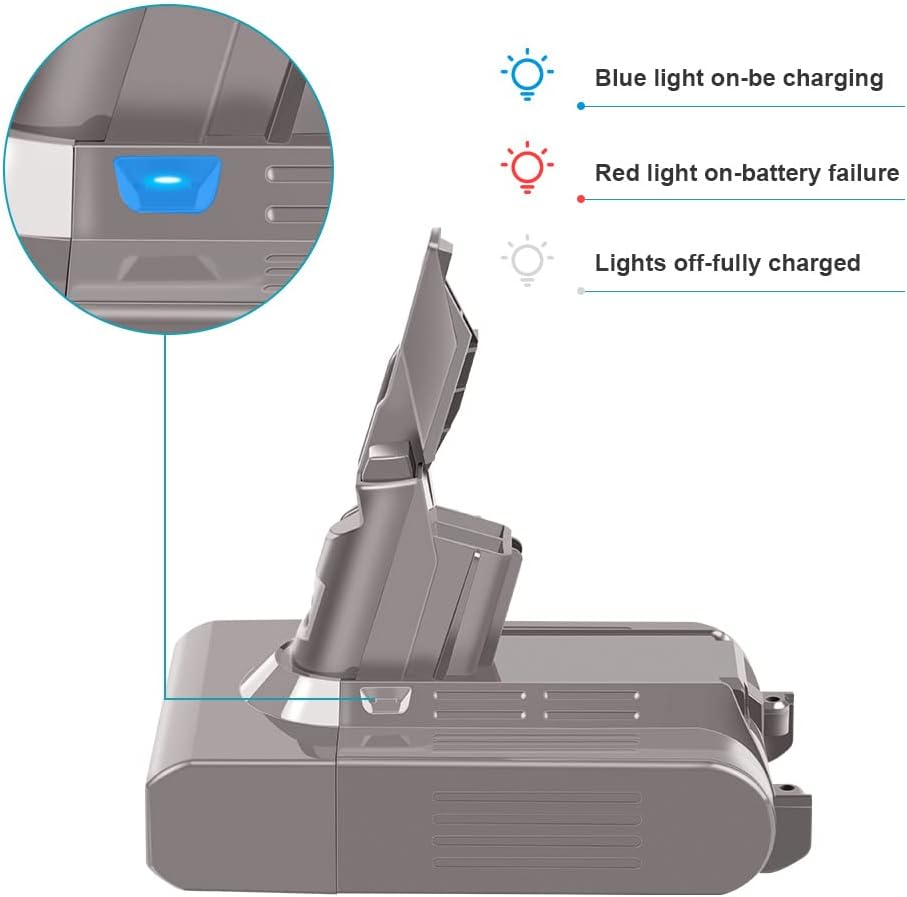 ASUNCELL V7 Akku 4600 mAh 21.6 V Li-Ionen-Ersatzbatterie f¨¹r Dyson V7 Trigger V7 Fluffy V7 Tier V7