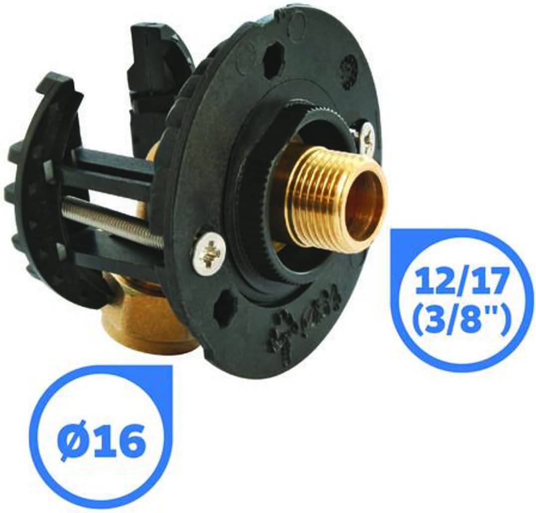 Somatherm FOR YOU 303520307 WC-Hahn-Befestigungssystem für PER Rohre Ø 12 Druckkupplung M12/17 (1/2