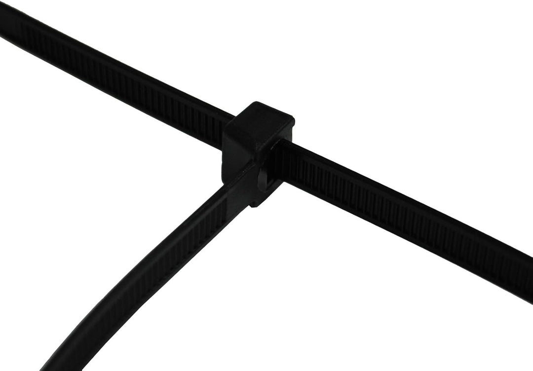 1000 Stück Profi Kabelbinder schwarz Industriequalität 250 mm x 4,8 mm 22,2 kg Zugkraft Nylon cable