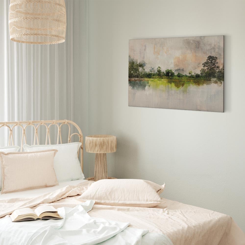 murando - Bilder Wald 120x80 cm Leinwandbild 1 tlg Kunstdruck modern Wanbilder XXL Wanddekoration De