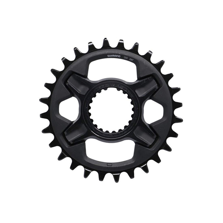 SHIMANO Plato 28d Xt para Fcm8100/Fcm8130 12x1 Plate, Black