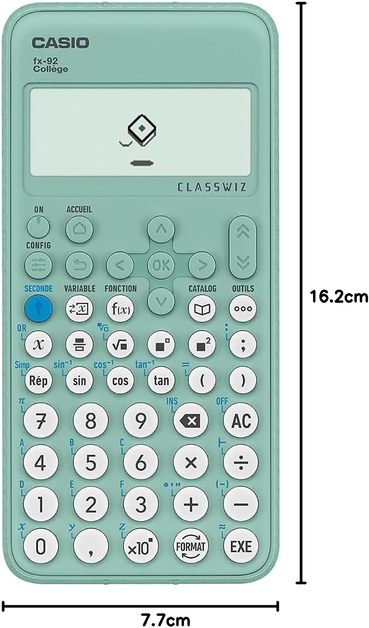 CALCUSO Sparpaket: Casio FX-92 College ClassWiz technisch-wissenschaftlicher Schulrechner + WYNGS Sc