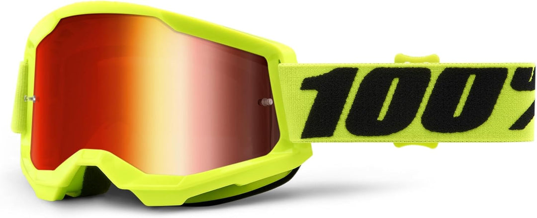 100% MÁSCARAS Unisex 100% Brille Strata 2 masken (2er Pack) Estándar Fluo/Gelb, Estándar Fluo/Gelb