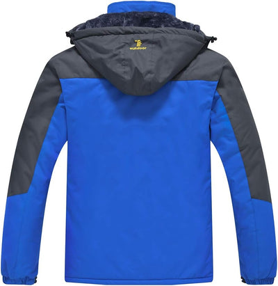 donhobo Herren Winter Fleecejacke Warm Jacke Softshelljacke Atmungsaktiv Outdoor Skijacke Winddichte