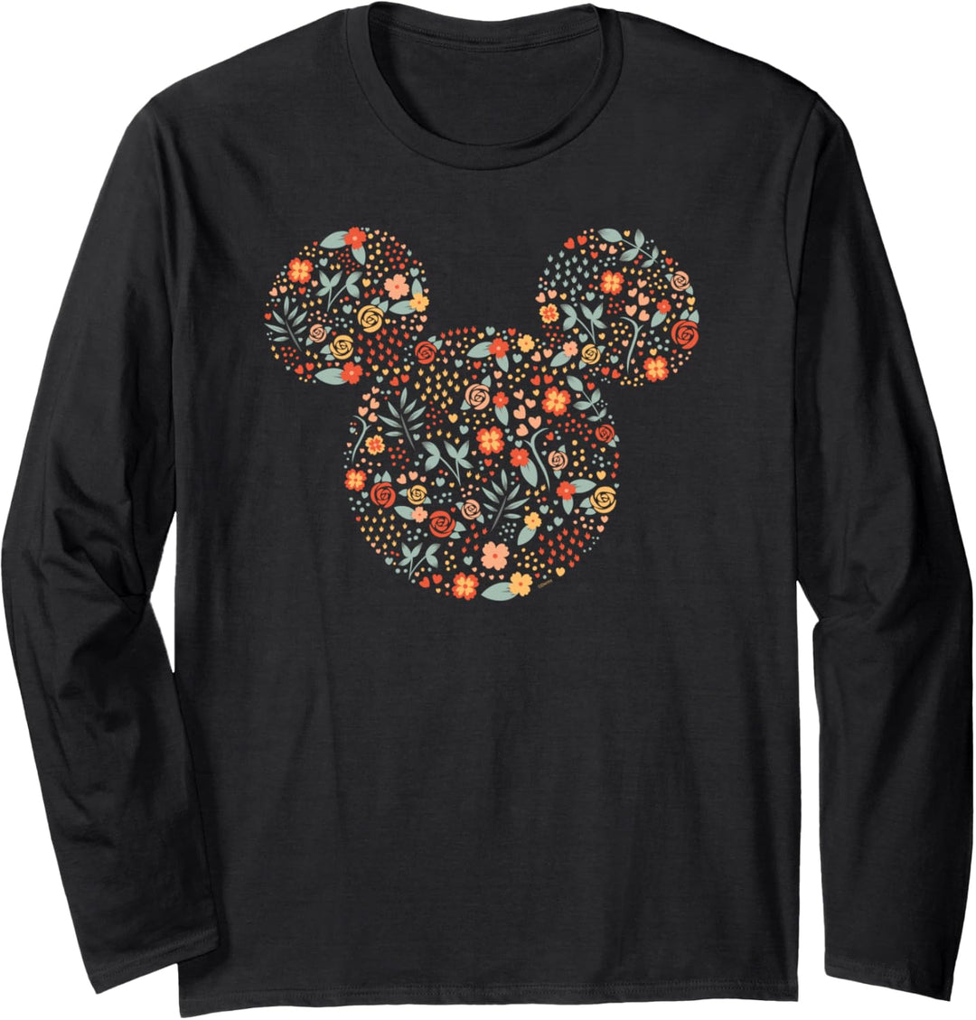 Disney Mickey Mouse Spring Head Icon Springtime Langarmshirt