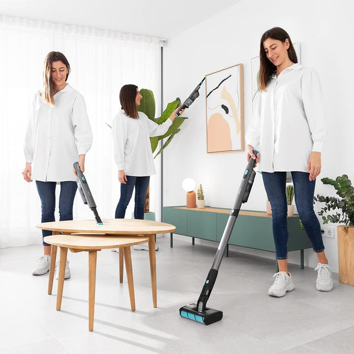 Cecotec Ultraleichter kabelloser Handstaubsauger Scoba 2100 Twice MAX. 210 W und 20 kPa, digitaler b