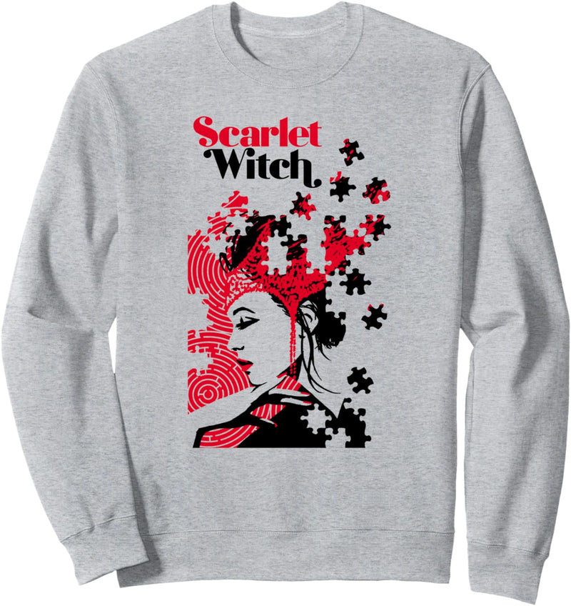 Marvel Avengers Scarlet Witch Wanda Maximoff Puzzle Sweatshirt