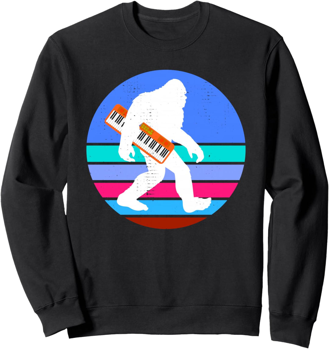 Bigfoot Synthesizer Synth Analoge Tastatur Techno Electronic Sweatshirt