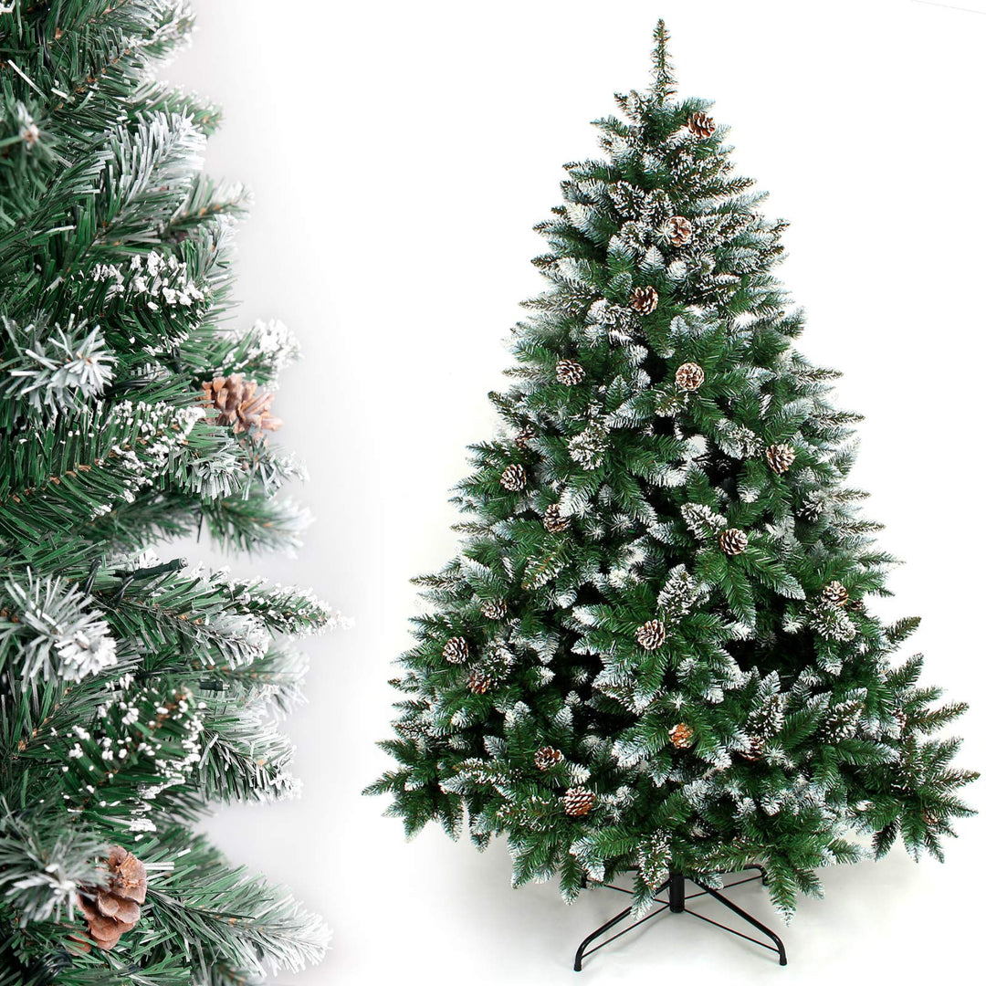 Yorbay künstlicher Weihnachtsbaum Tannenbaum mit Ständer 120cm-240cm für Weihnachten-Dekoration Mehr