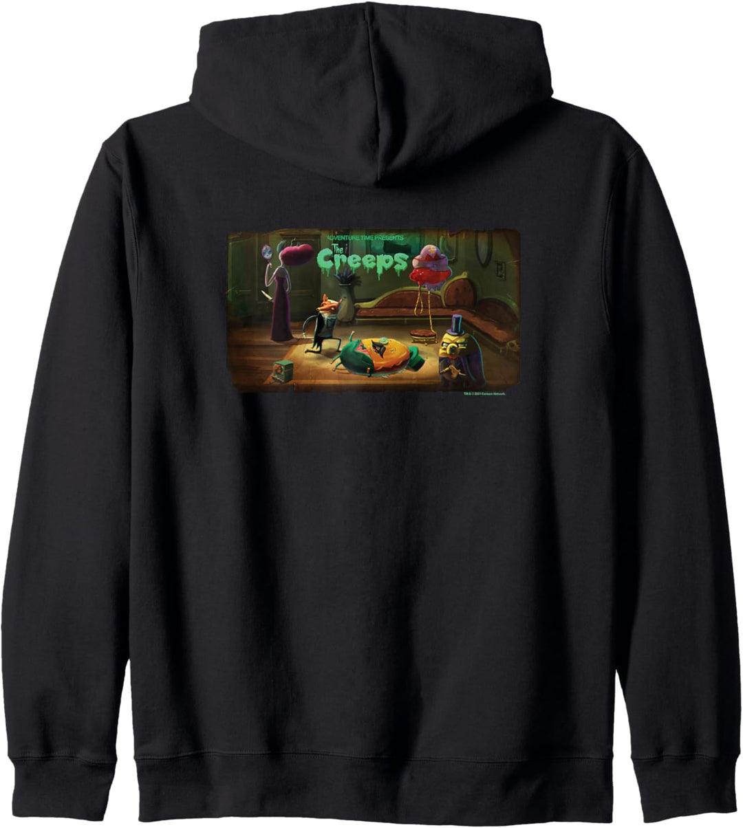 Adventure Time The Creeps Card Kapuzenjacke